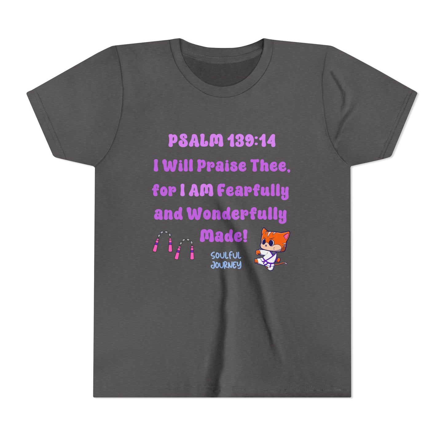 I Am Fearfully and Wonderfully Made! Soft Cotton Tee. -Souful Journey!