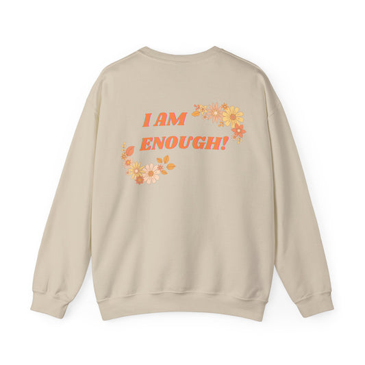 Unisex Heavy Blend™ Crewneck Sweatshirt I Am Enough! SOULFUL JOURNEY