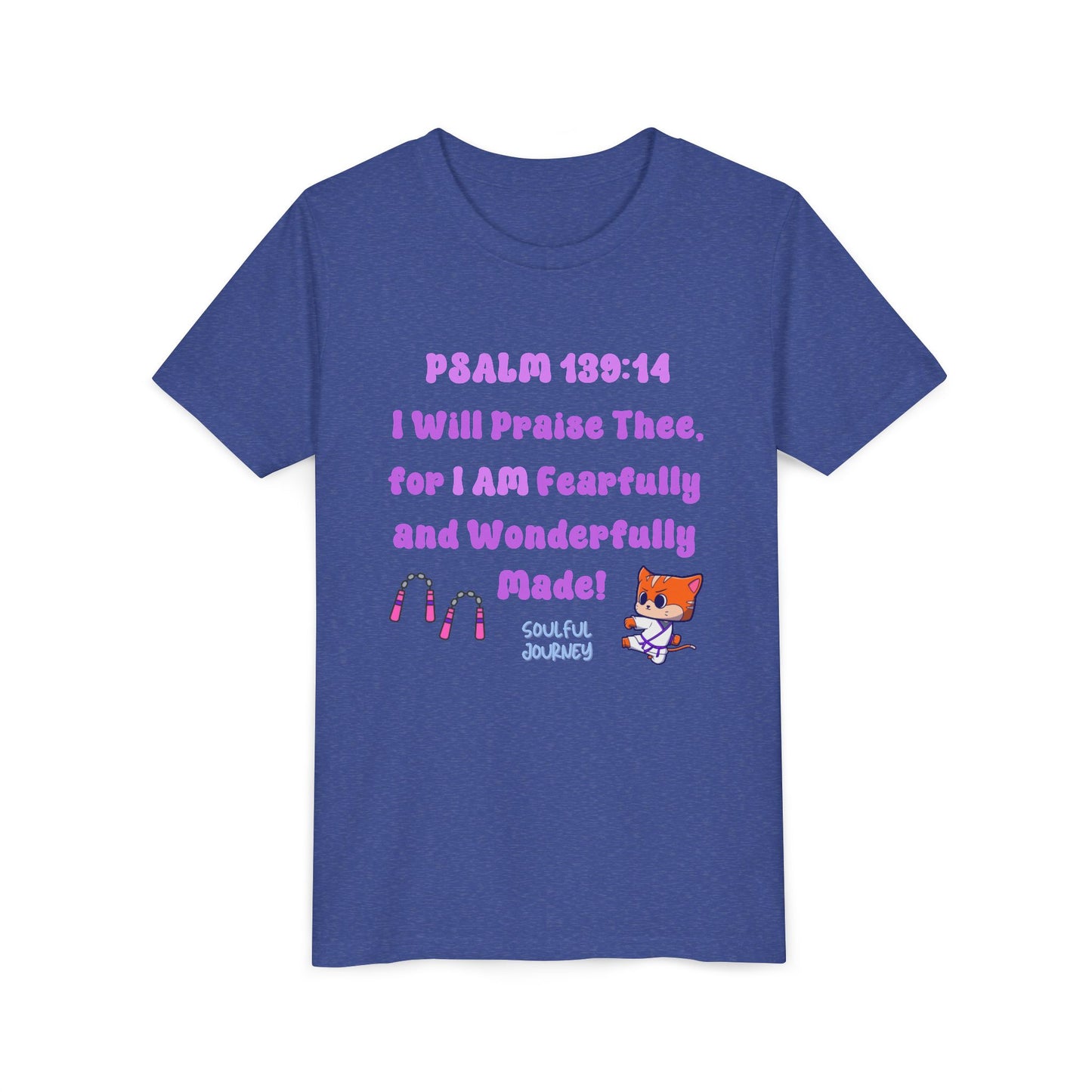 I Am Fearfully and Wonderfully Made! Soft Cotton Tee. -Souful Journey!