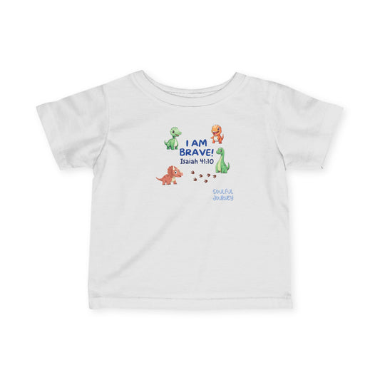 I Am Brave! Baby Boy, Comfortable Tee. -Soulful Journey!
