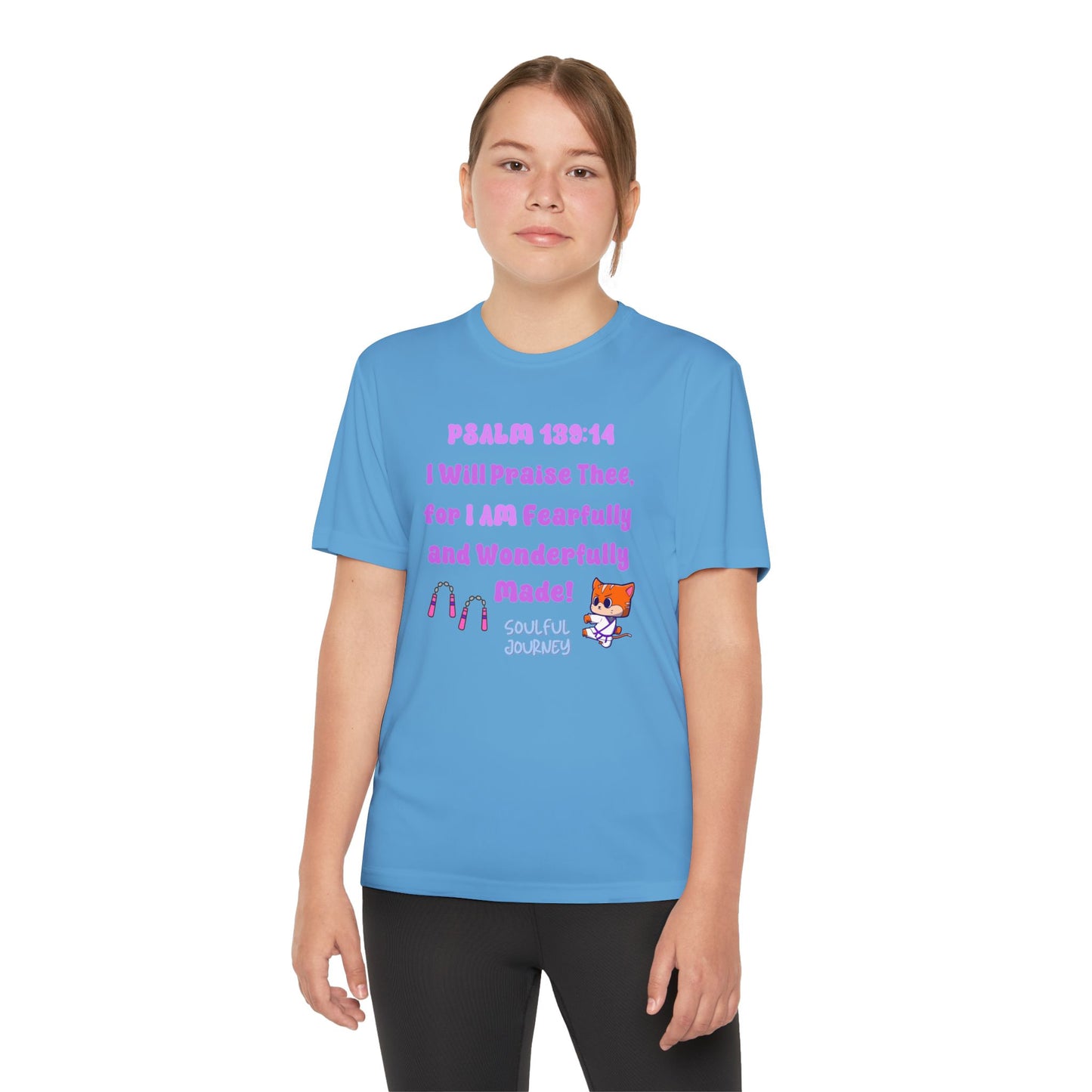 I Am Fearfully and Wonderfully Made! Moisture Wicking T-Shirt. -Soulful Journey!
