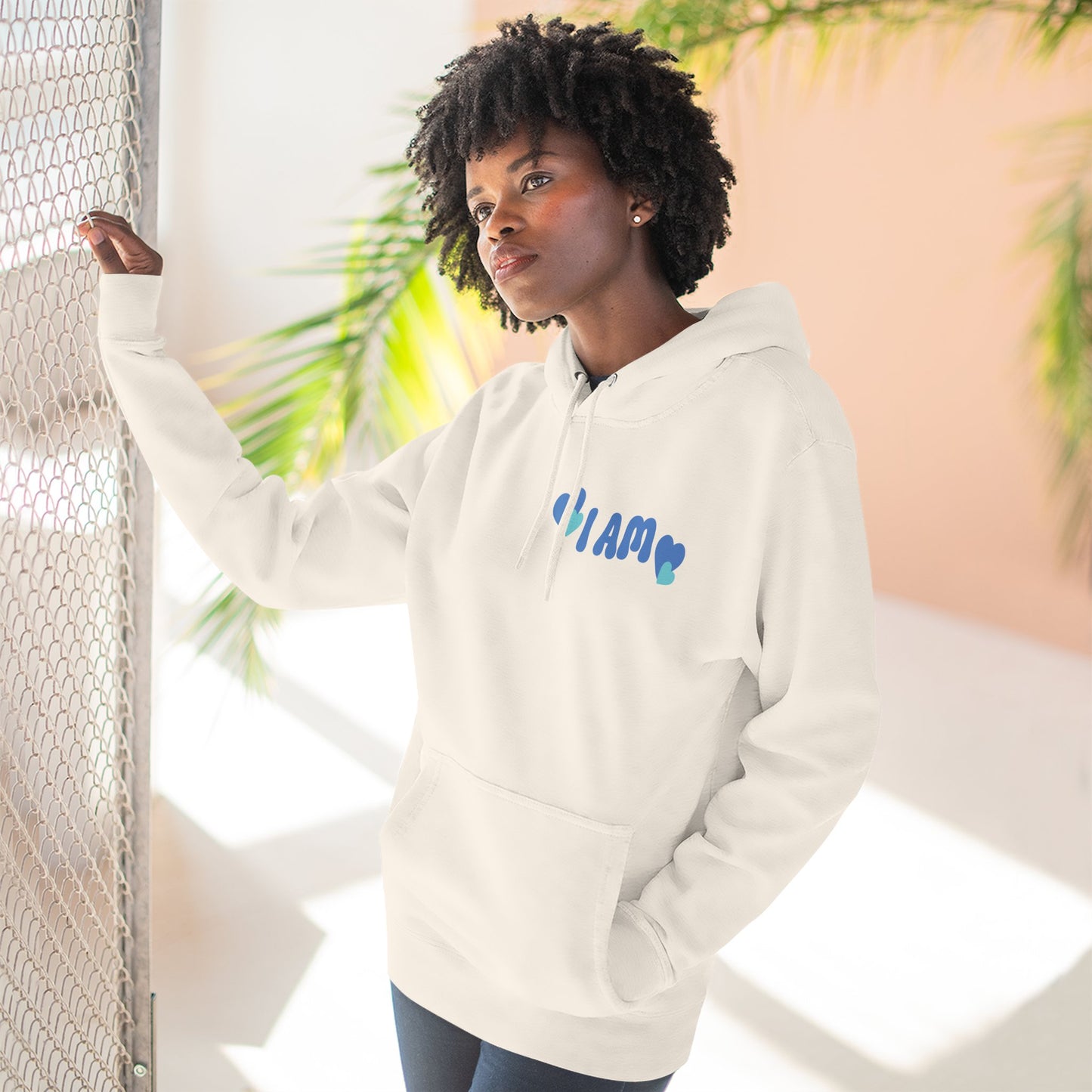 I Am Loved! Women's, Unisex Sizing, Fleece Hoodie. -Soulful Journey!