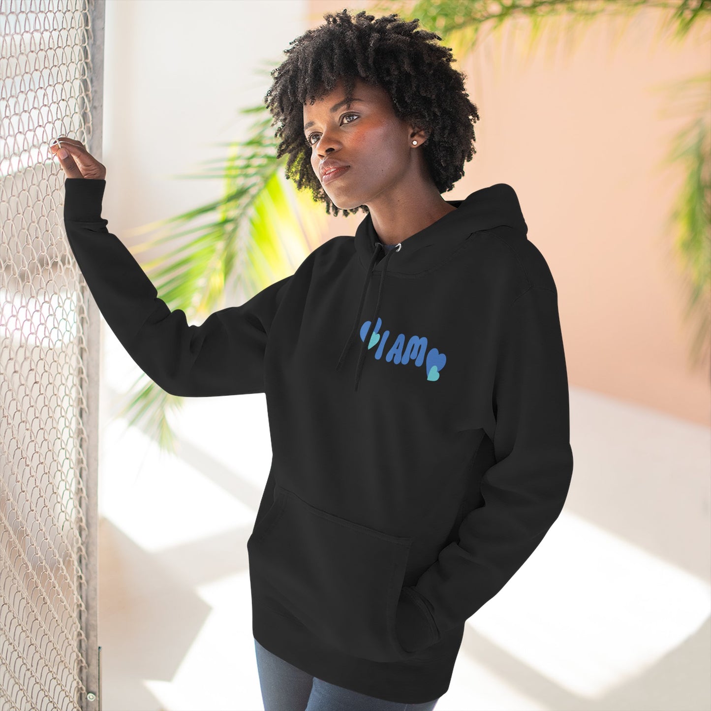 I Am Loved! Women's, Unisex Sizing, Fleece Hoodie. -Soulful Journey!