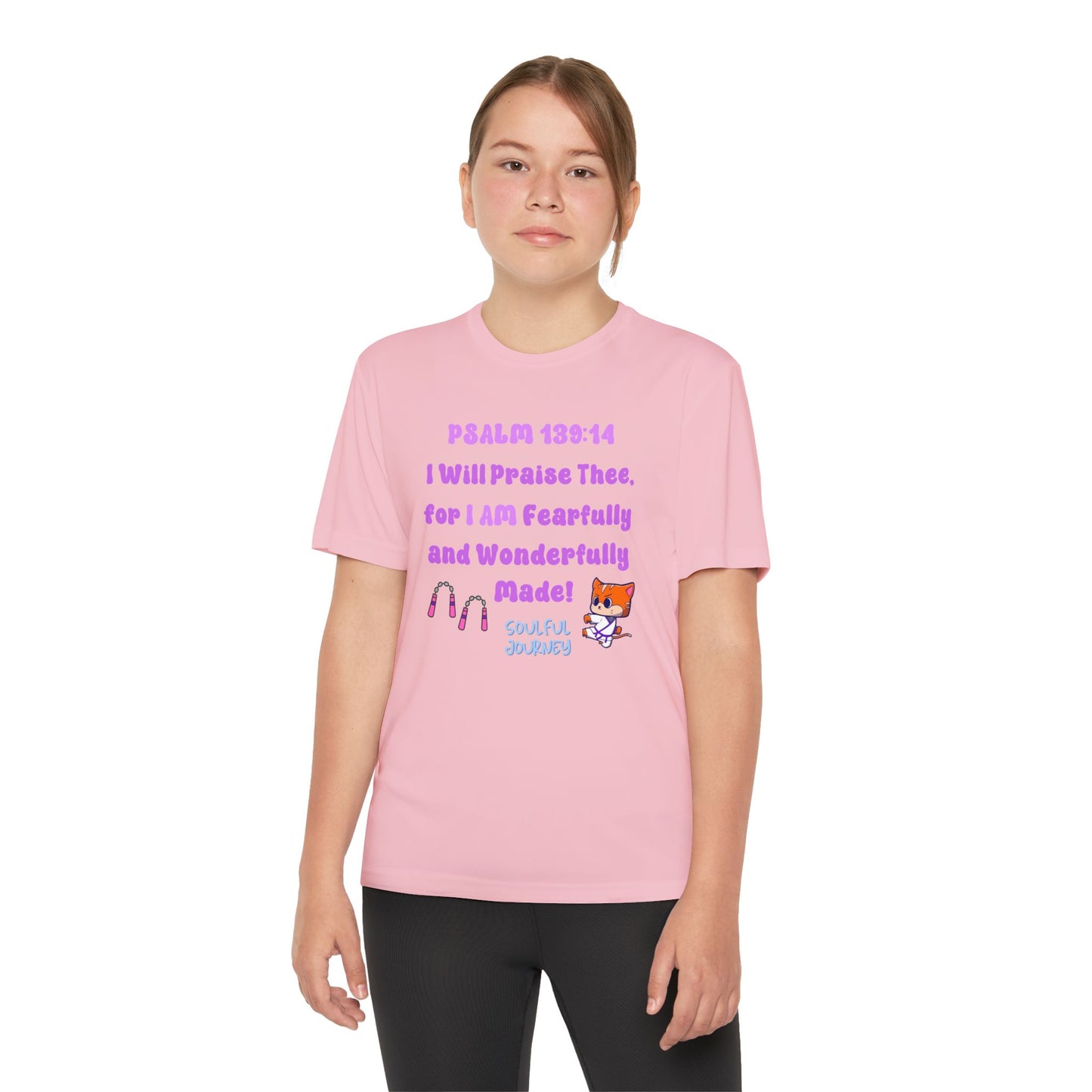 I Am Fearfully and Wonderfully Made! Moisture Wicking T-Shirt. -Soulful Journey!