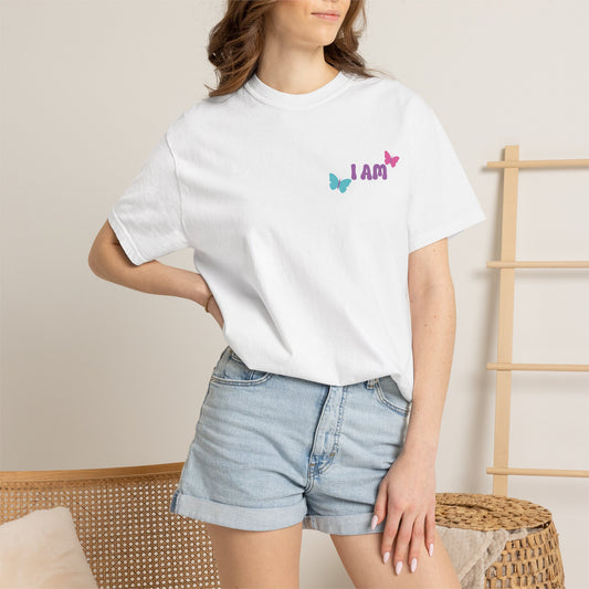 I Am Redeemed! Cotton, Women's, Comfortable, Unisex Sizing, Comfort Colors T-Shirt. -Soulful Journey