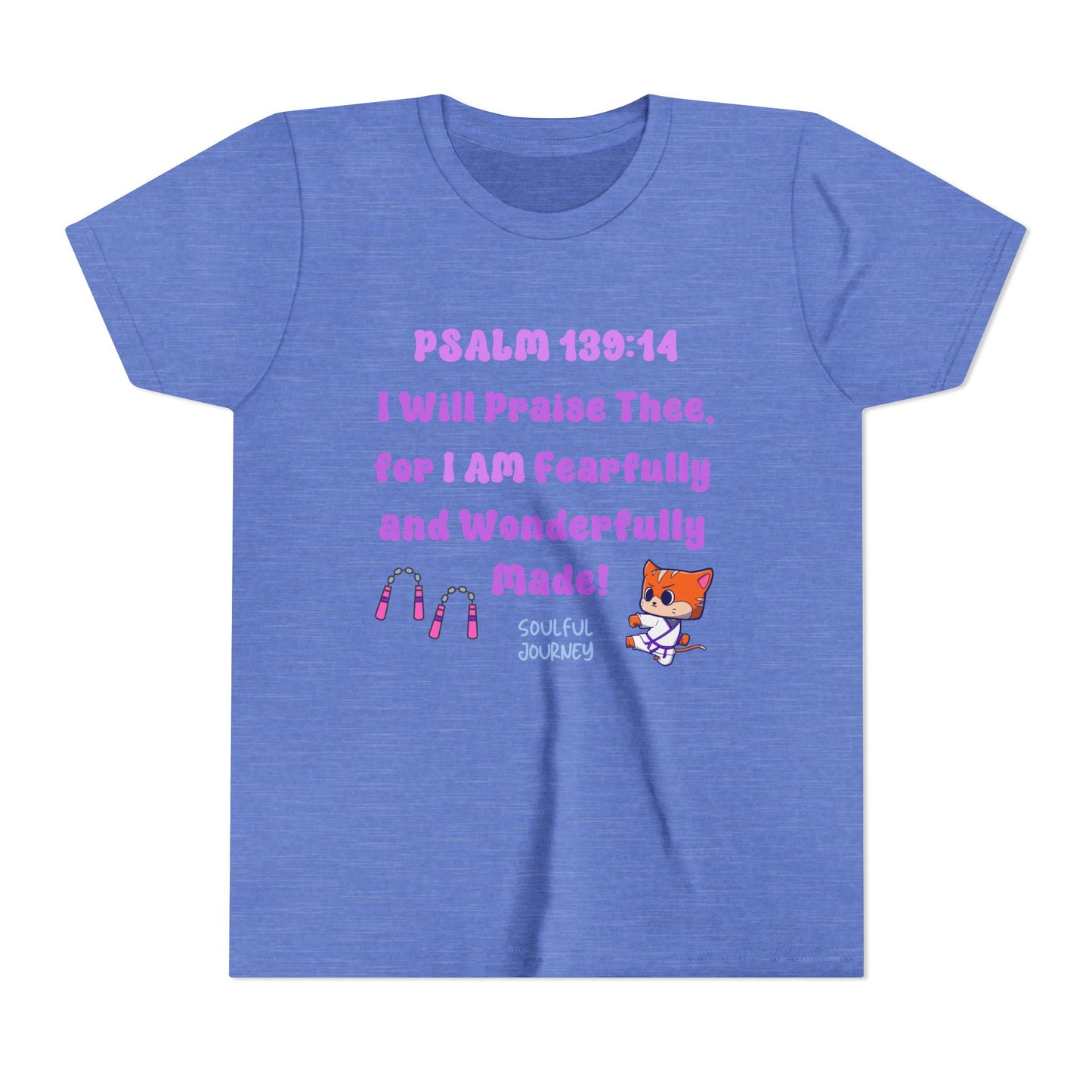 I Am Fearfully and Wonderfully Made! Soft Cotton Tee. -Souful Journey!