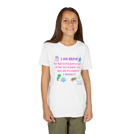 I Am Brave! Softstyle Tee for Girls. -Soulful Journey!