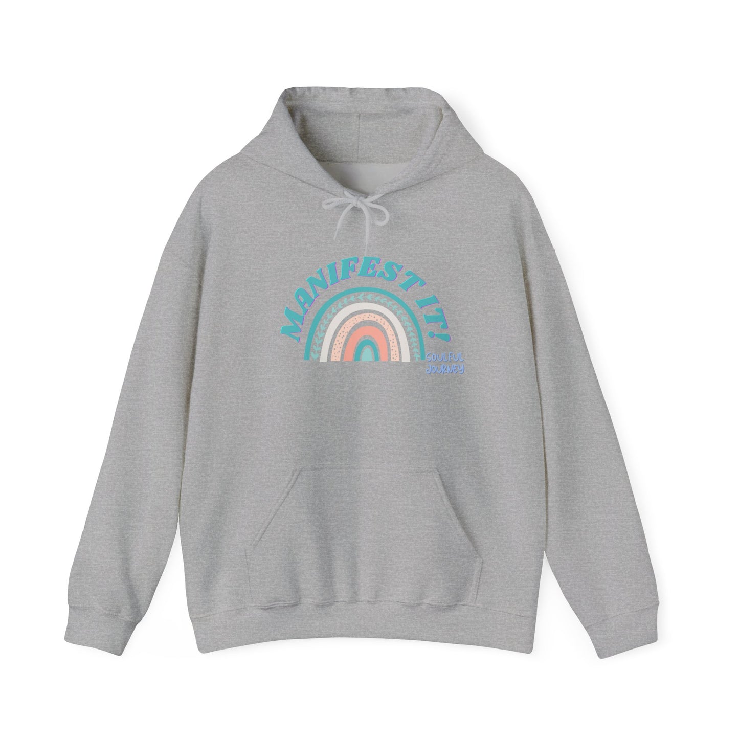Manifest it! Unisex Heavy Weight Hoodie. -Soulful Journey!