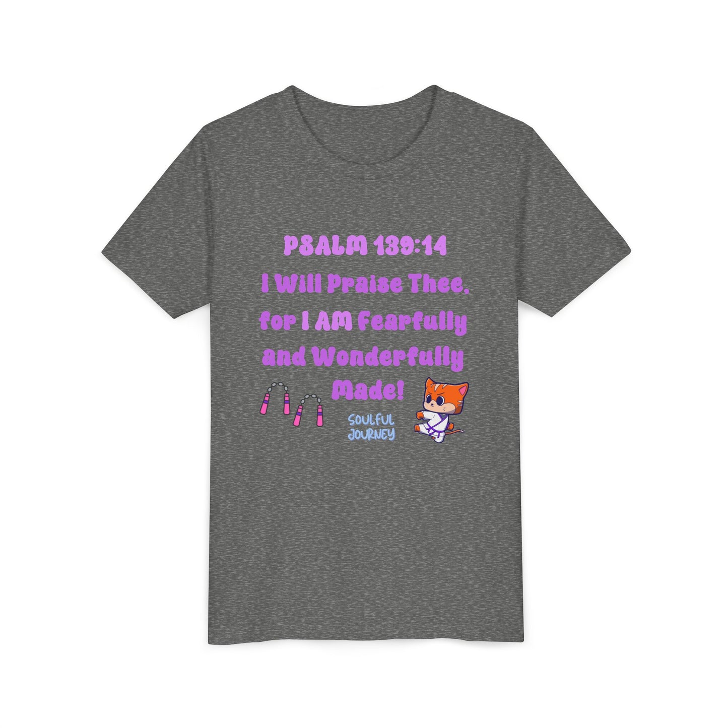 I Am Fearfully and Wonderfully Made! Soft Cotton Tee. -Souful Journey!