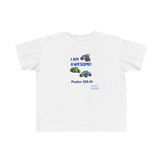 I Am Awesome! Toddler/Little Kid Tee. -Soulful Journey!
