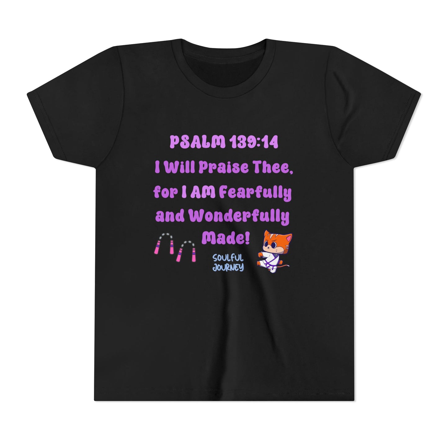 I Am Fearfully and Wonderfully Made! Soft Cotton Tee. -Souful Journey!