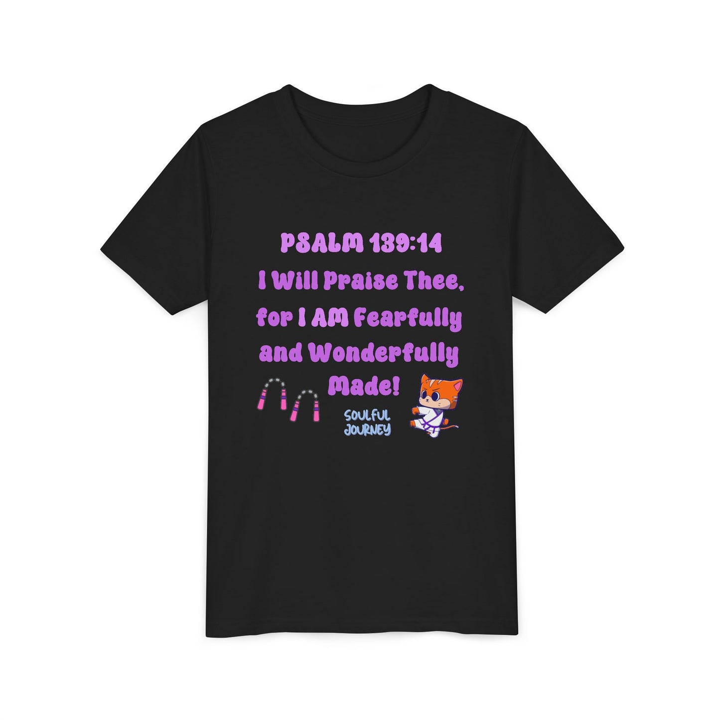 I Am Fearfully and Wonderfully Made! Soft Cotton Tee. -Souful Journey!
