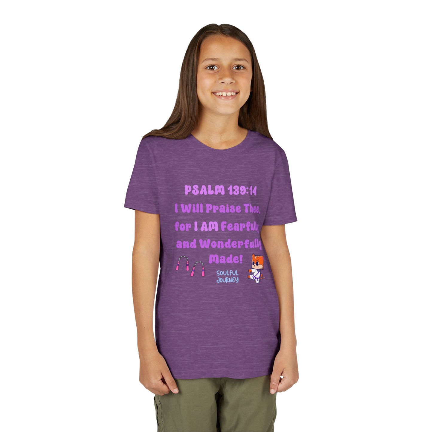 I Am Fearfully and Wonderfully Made! Soft Cotton Tee. -Souful Journey!