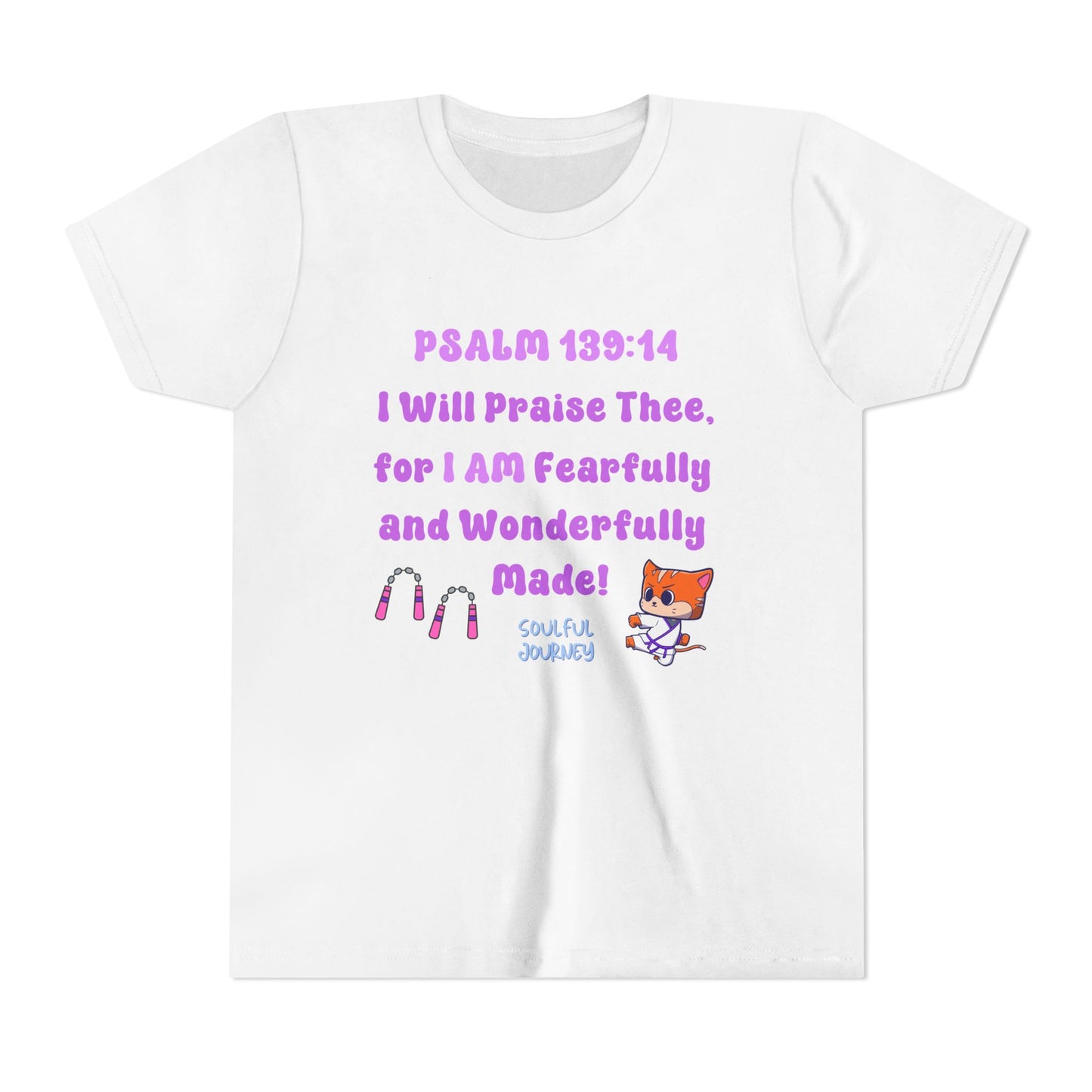 I Am Fearfully and Wonderfully Made! Soft Cotton Tee. -Souful Journey!