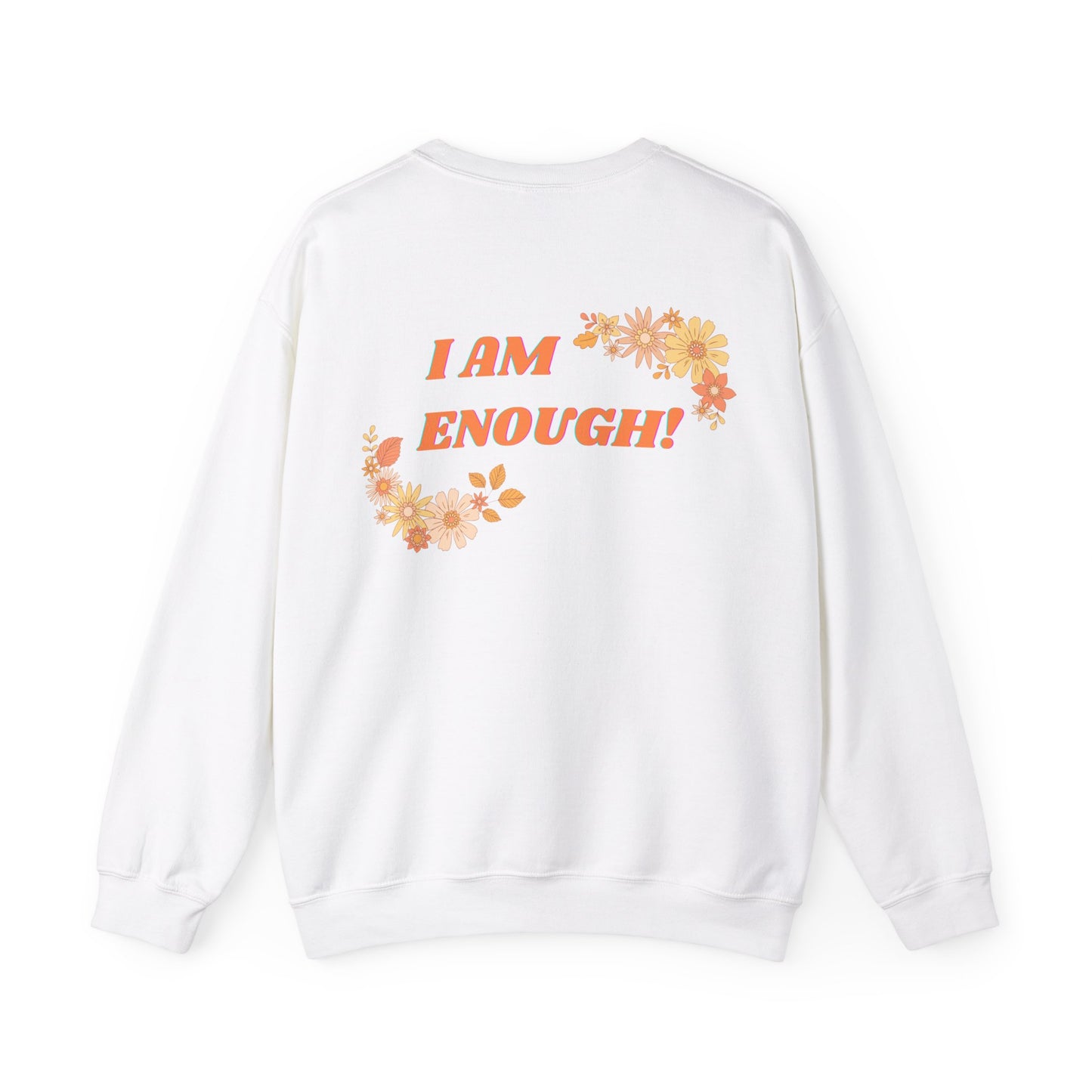 Unisex Heavy Blend™ Crewneck Sweatshirt I Am Enough! SOULFUL JOURNEY
