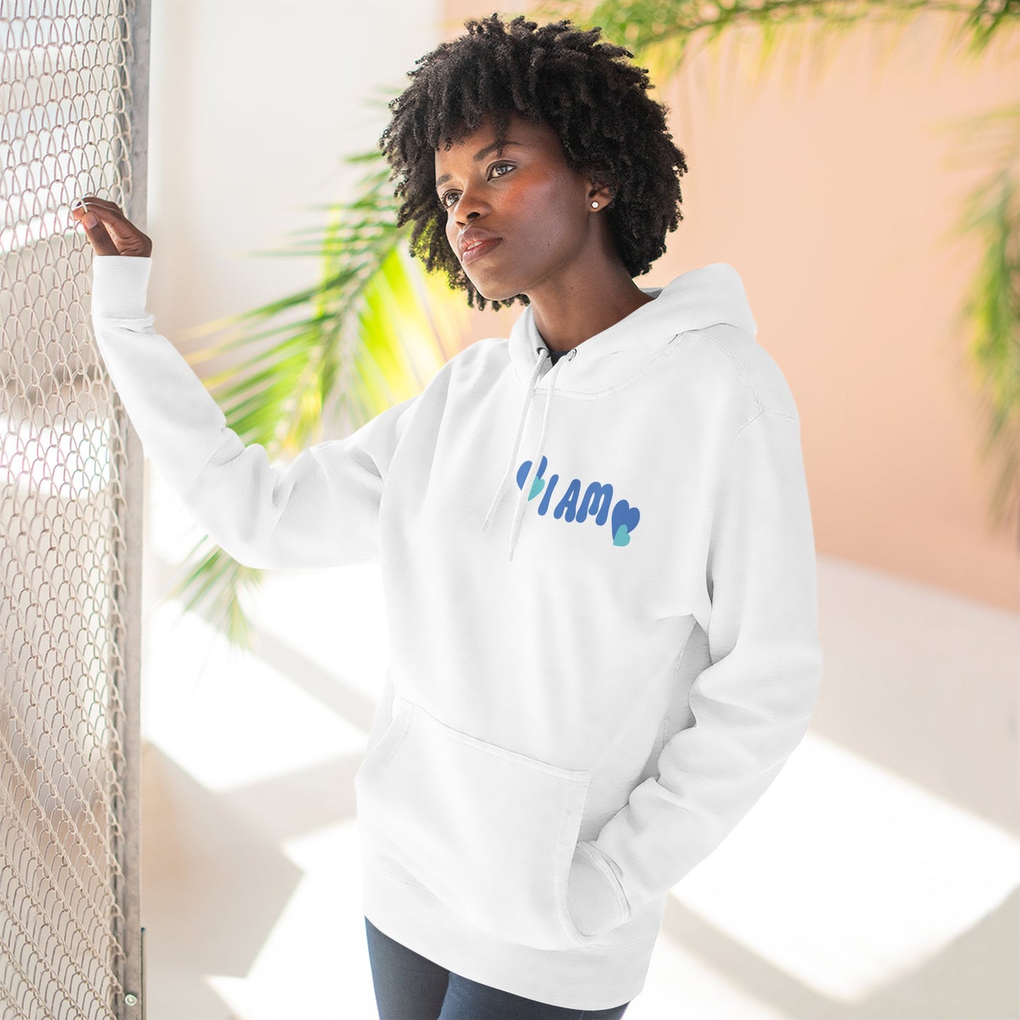 I Am Loved! Women's, Unisex Sizing, Fleece Hoodie. -Soulful Journey!