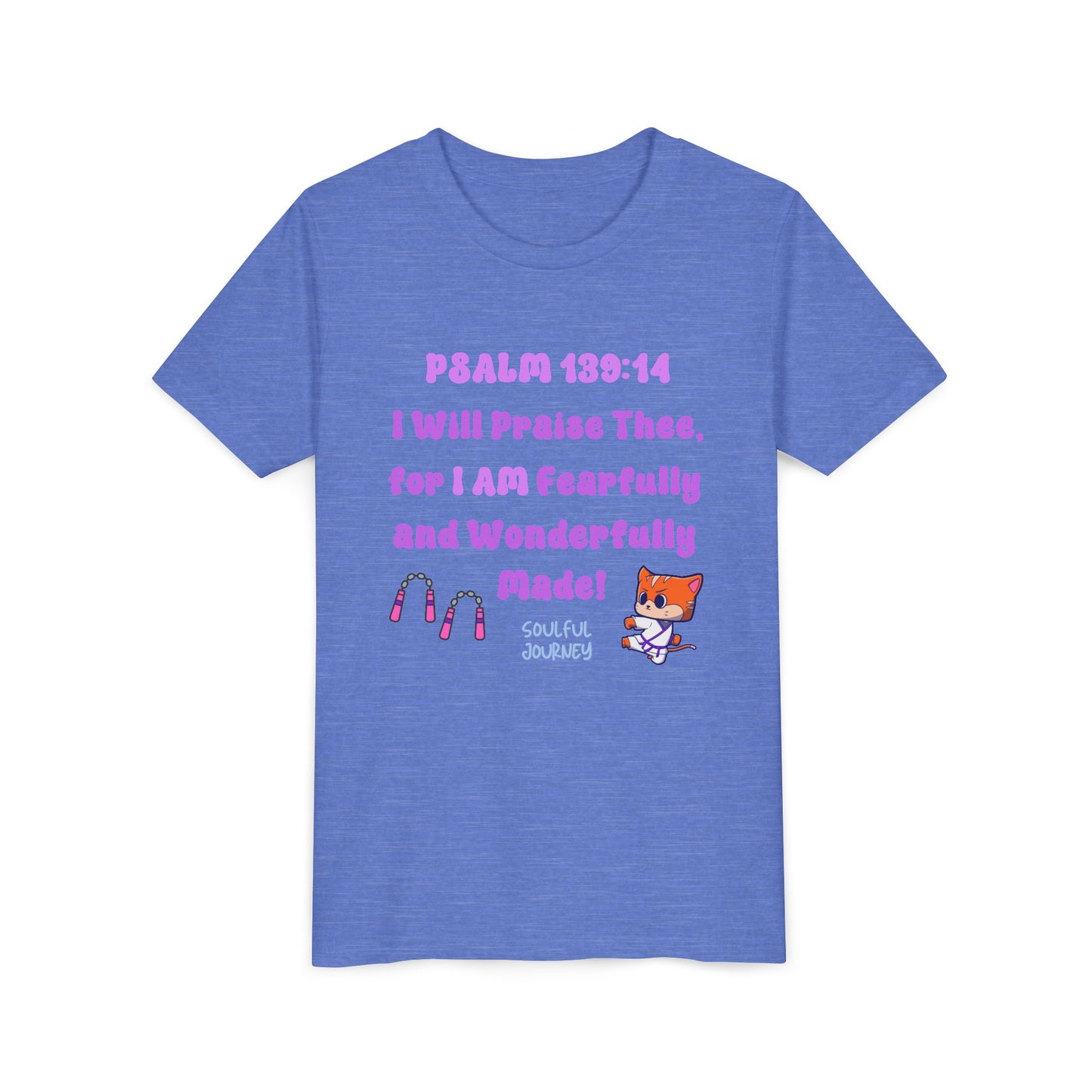 I Am Fearfully and Wonderfully Made! Soft Cotton Tee. -Souful Journey!