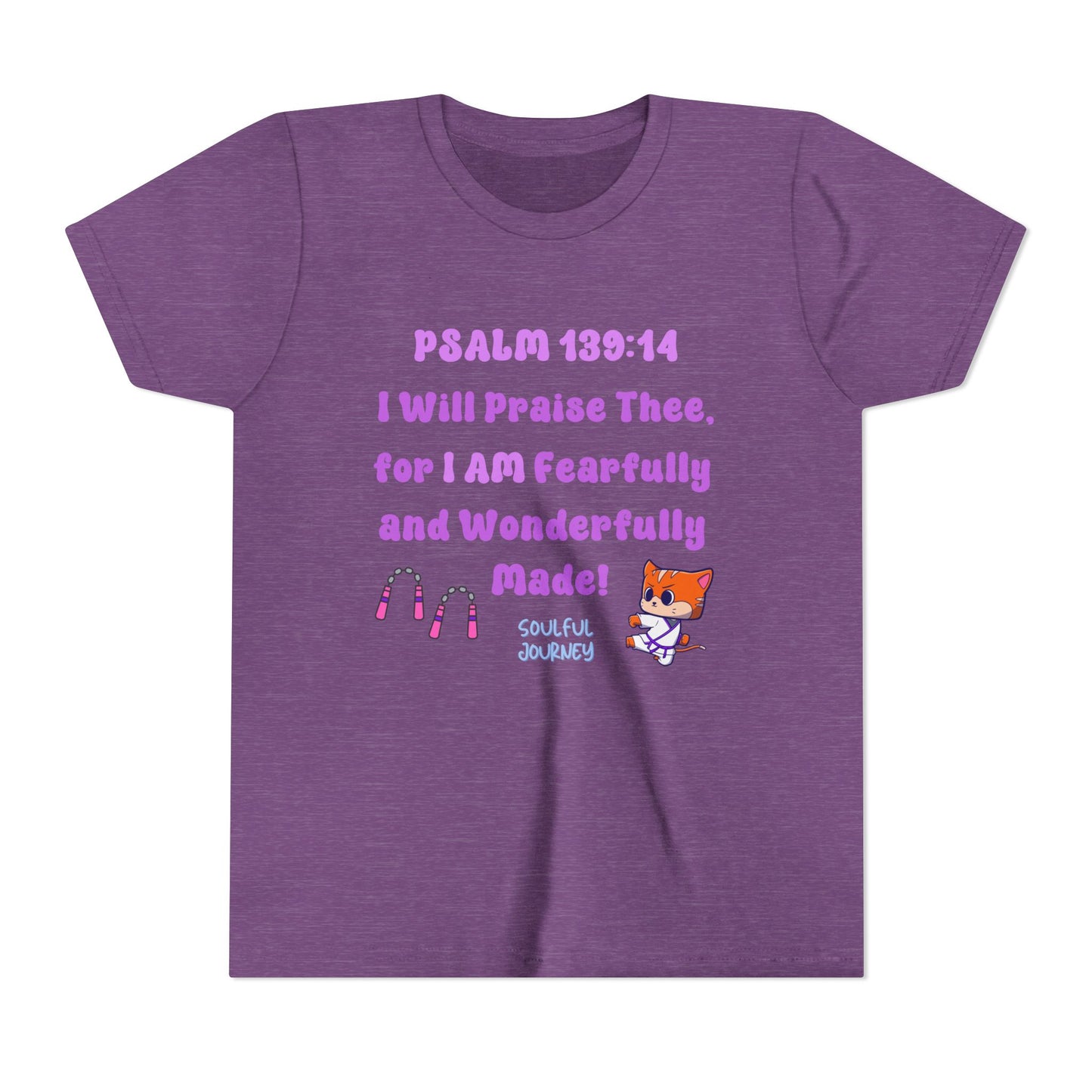 I Am Fearfully and Wonderfully Made! Soft Cotton Tee. -Souful Journey!