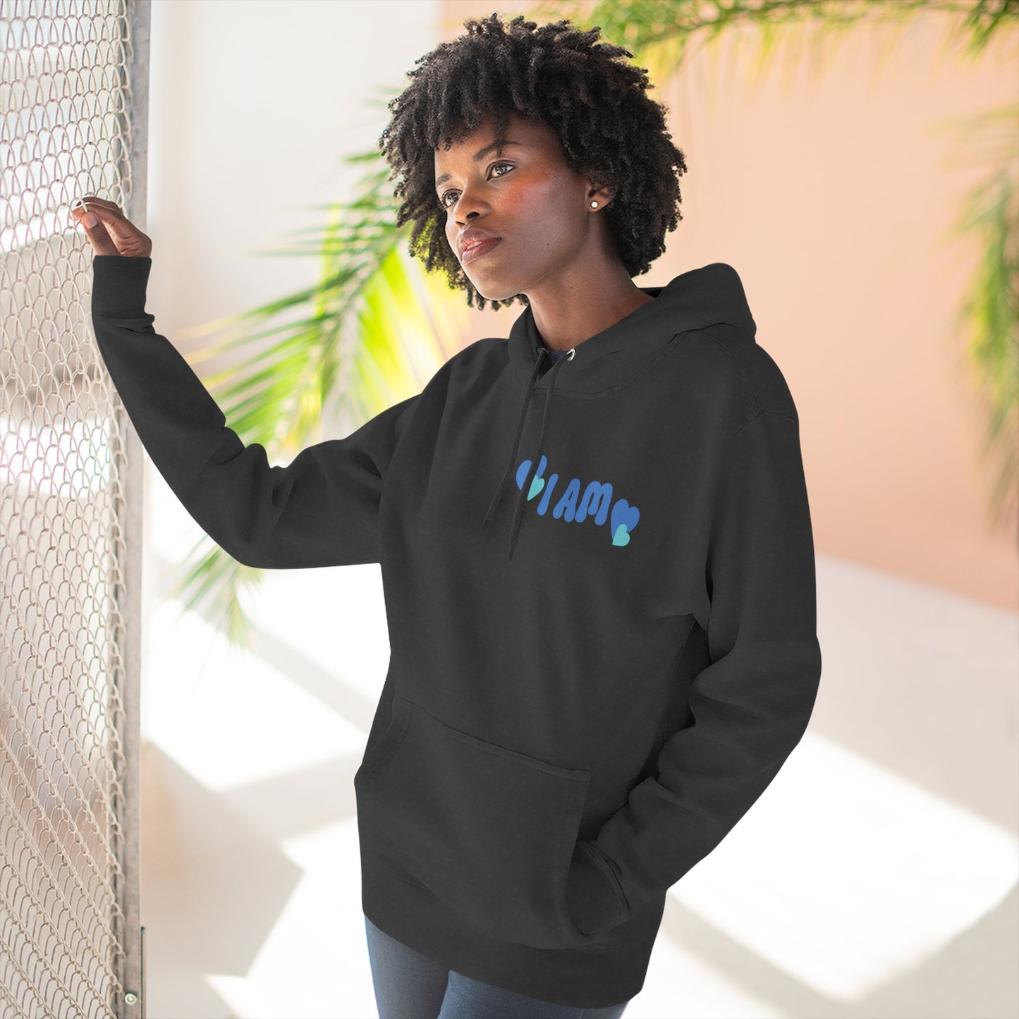 I Am Loved! Women's, Unisex Sizing, Fleece Hoodie. -Soulful Journey!