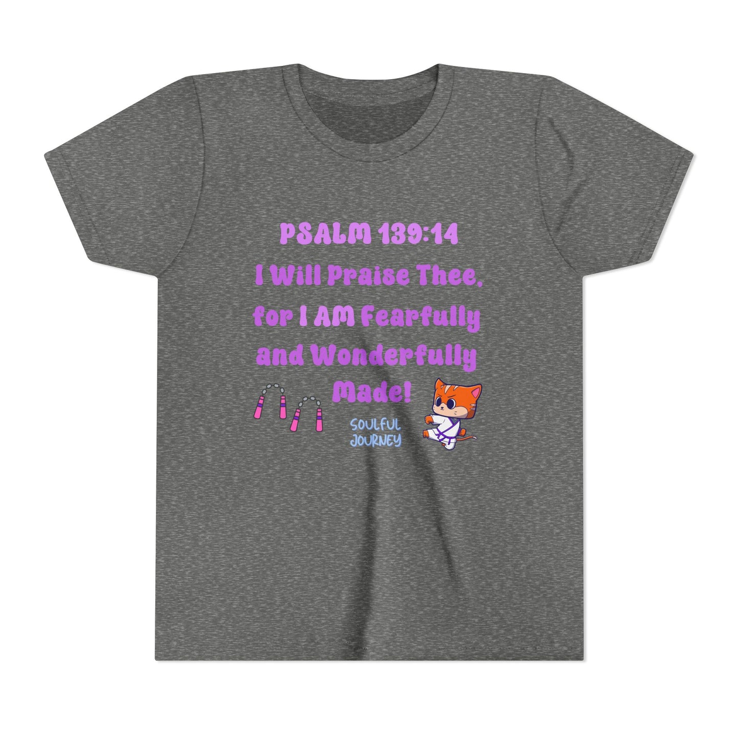 I Am Fearfully and Wonderfully Made! Soft Cotton Tee. -Souful Journey!