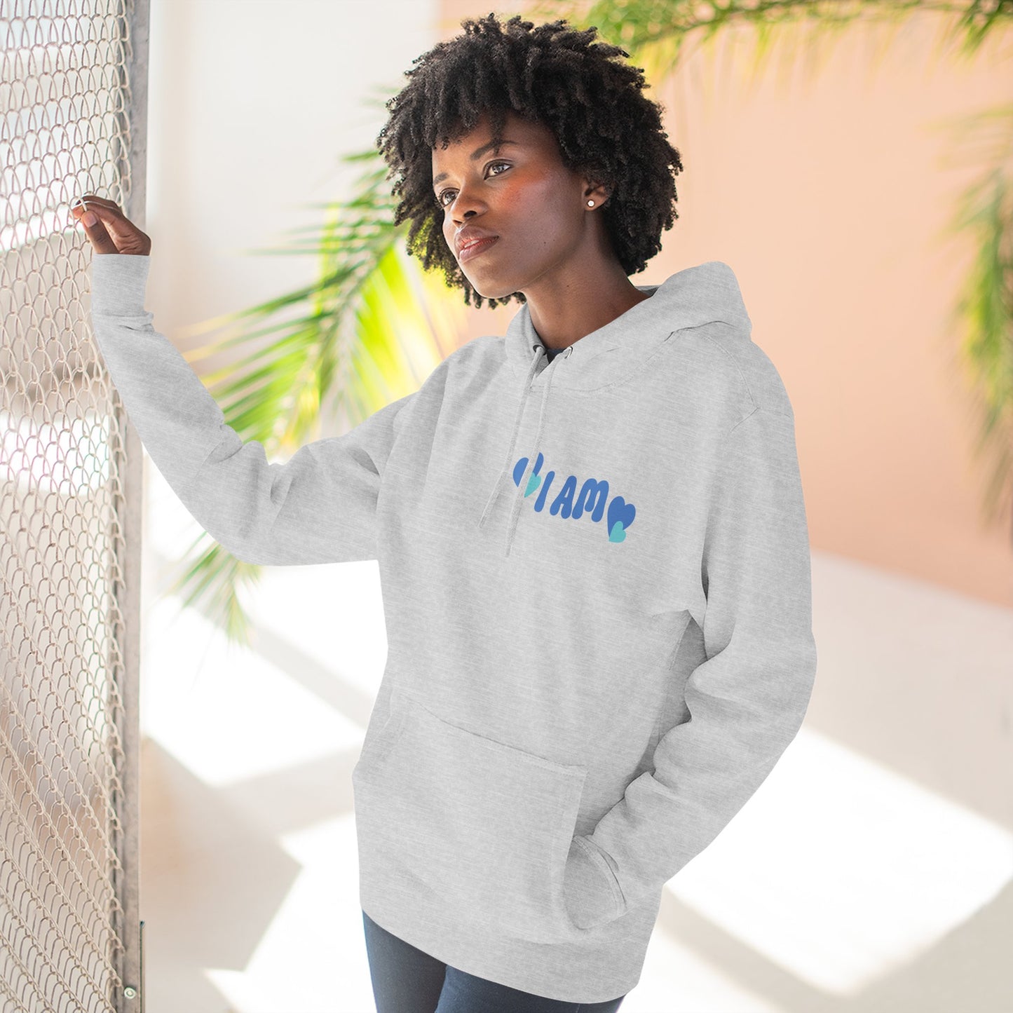 I Am Loved! Women's, Unisex Sizing, Fleece Hoodie. -Soulful Journey!
