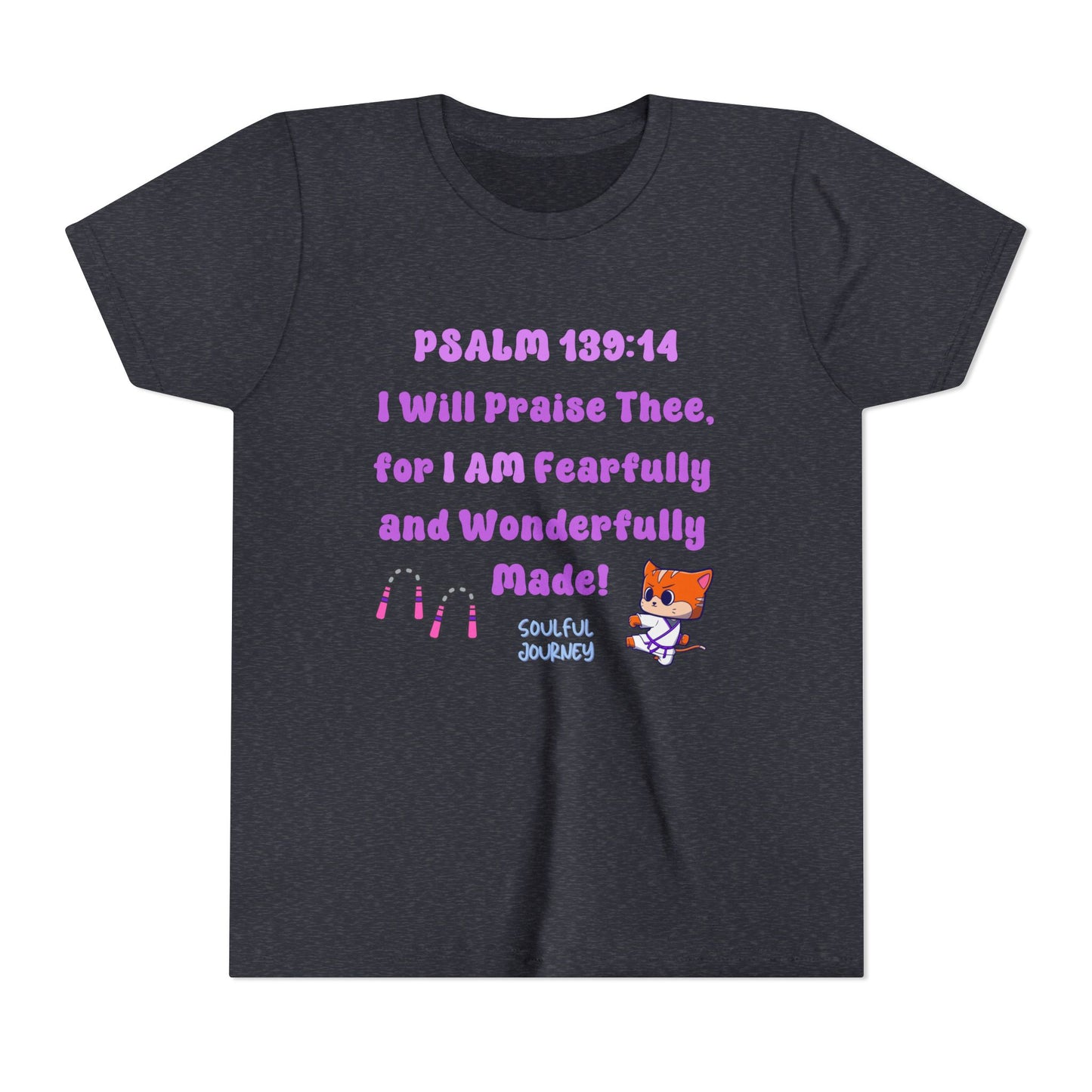 I Am Fearfully and Wonderfully Made! Soft Cotton Tee. -Souful Journey!