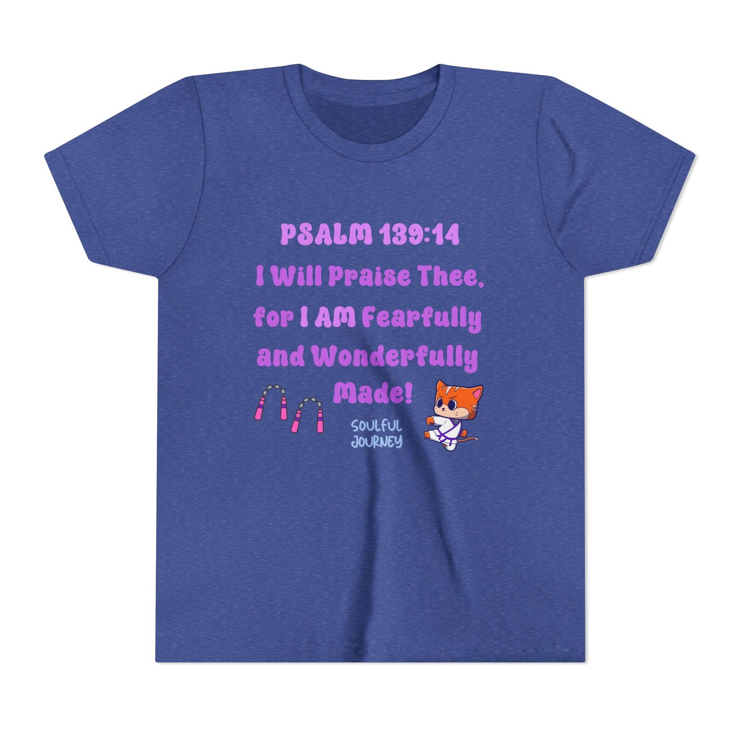 I Am Fearfully and Wonderfully Made! Soft Cotton Tee. -Souful Journey!