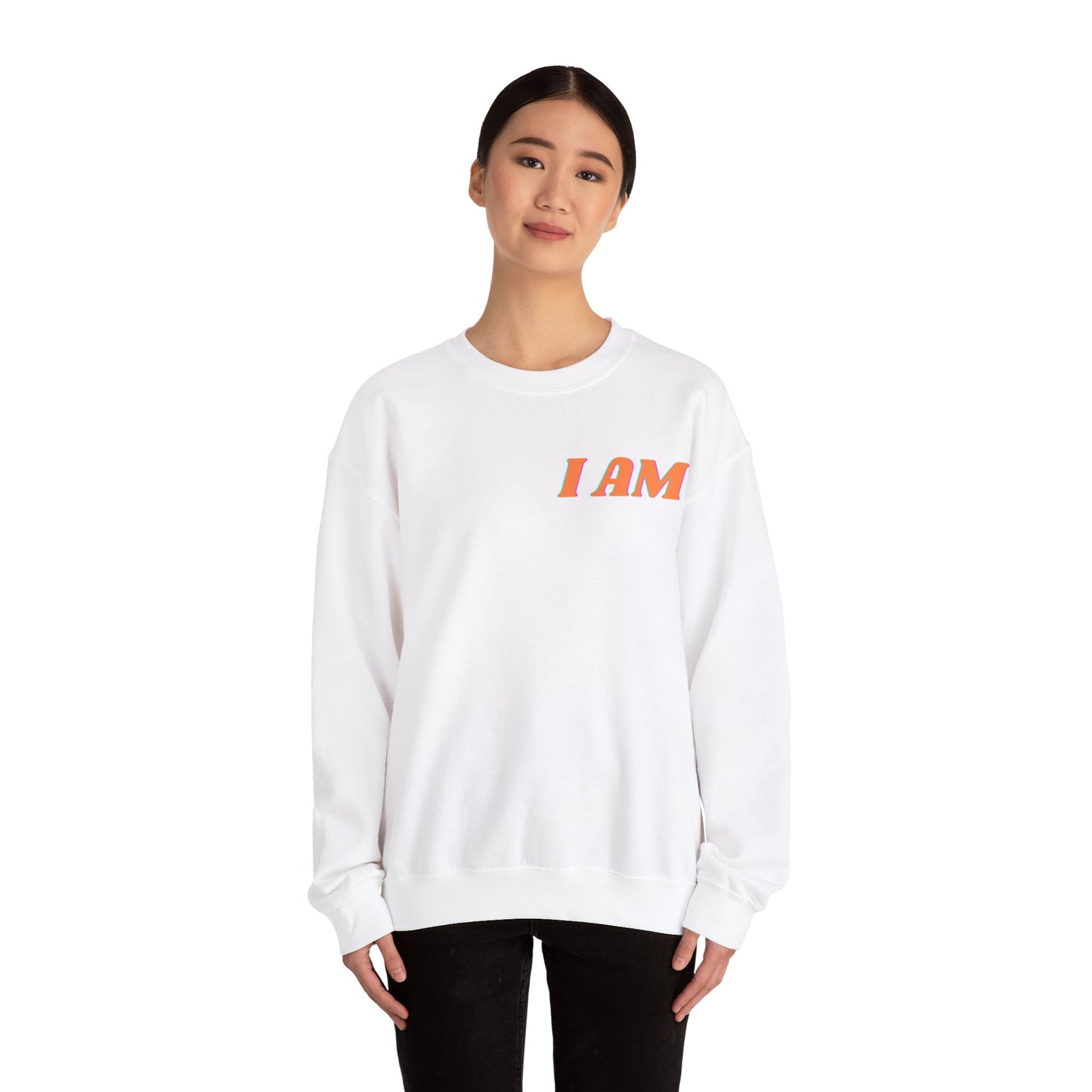 Unisex Heavy Blend™ Crewneck Sweatshirt I Am Enough! SOULFUL JOURNEY