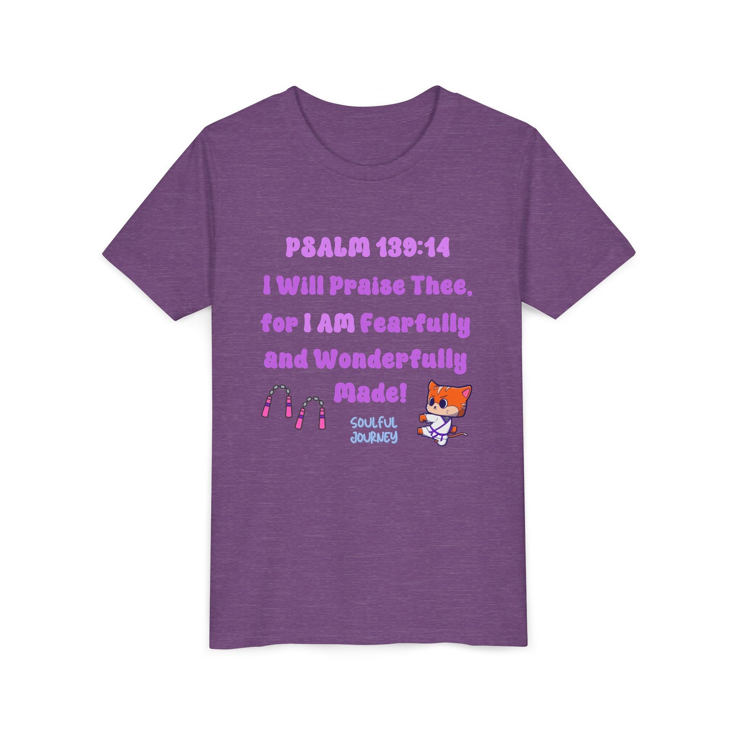 I Am Fearfully and Wonderfully Made! Soft Cotton Tee. -Souful Journey!
