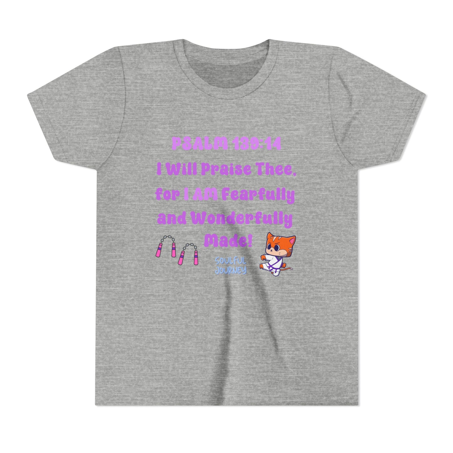 I Am Fearfully and Wonderfully Made! Soft Cotton Tee. -Souful Journey!
